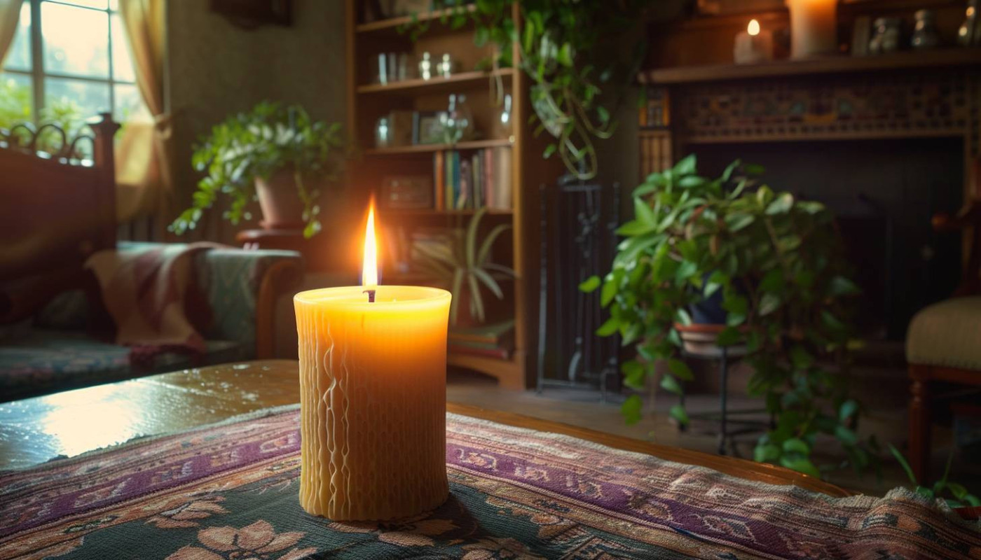 Comment les bougies en cire d'abeille améliorent la qualité de l'air intérieur