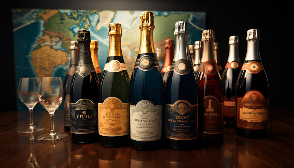 La concurrence entre les marques de champagne sur le marché mondial